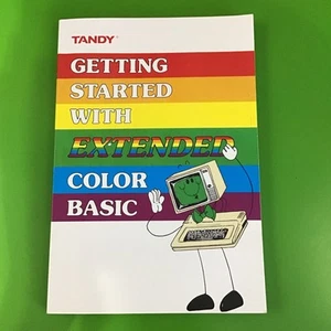 Radio Shack- Tandy Getting Started with Extended Color Basic Book 1984 - Afbeelding 1 van 4