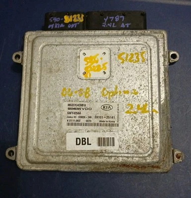 39101-25141 2006 2007 2008 KIA OPTIMA ECU ECM MOTOR ORDENADOR CEREBRO 2,4 L AT Foto 1 de 4