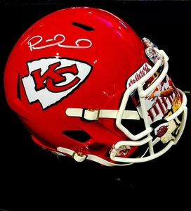 PATRICK MAHOMES Signed FULL SIZE REPLICA HELMET CHIEFS Custom Visor Beckett COA - Picture 1 of 3