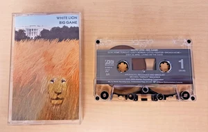WHITE LION Big Game Cassette Tape 1989 Atlantic Warner ~ 80's Hair Metal - Picture 1 of 2