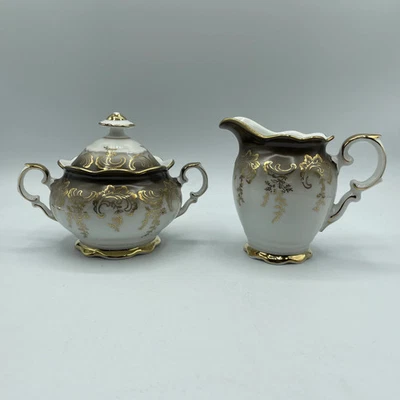 Azúcar y crema Eberthal Bavaria, marrón con detalles dorados Foto 1 de 4