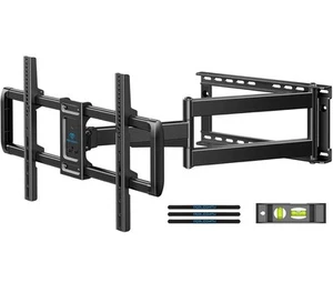 PERLESMITH Long Arm TV Wall Mount Full Motion for 37-75” Up To 110Lbs - Picture 1 of 4