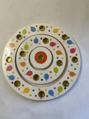 goki Geburtstagskranz Luftballons 3 Teile Holz Geburtstag Deko (H027) - Bild 1 von 2