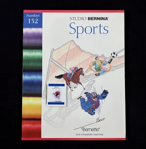 Sports Embroidery Designs Card #132 for Brother Baby Lock Deco White - Picture 1 of 9