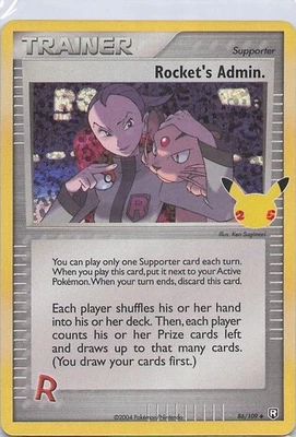 Rocket's Admin. Classic Collection Celebrations: Classic Collection 86/109 NM - Image 1 of 2