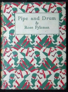 Pipe & Drums: Poems Rose Fyleman with Irene Mountfort illustrations Hbk 1940 VG+ - Imagen 1 de 4