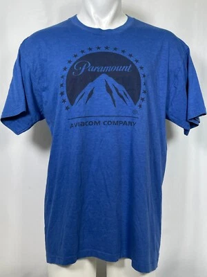 Paramount Pictures A Viacom Company Blue Logo T-Shirt Men's XLT - Image 1 of 4