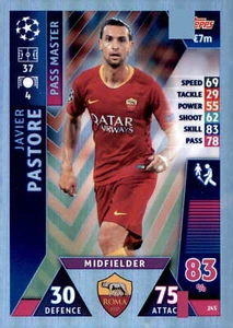 2018-19 Topps Match Attax UEFA Champions League #245 Javier Pastore - Picture 1 of 2