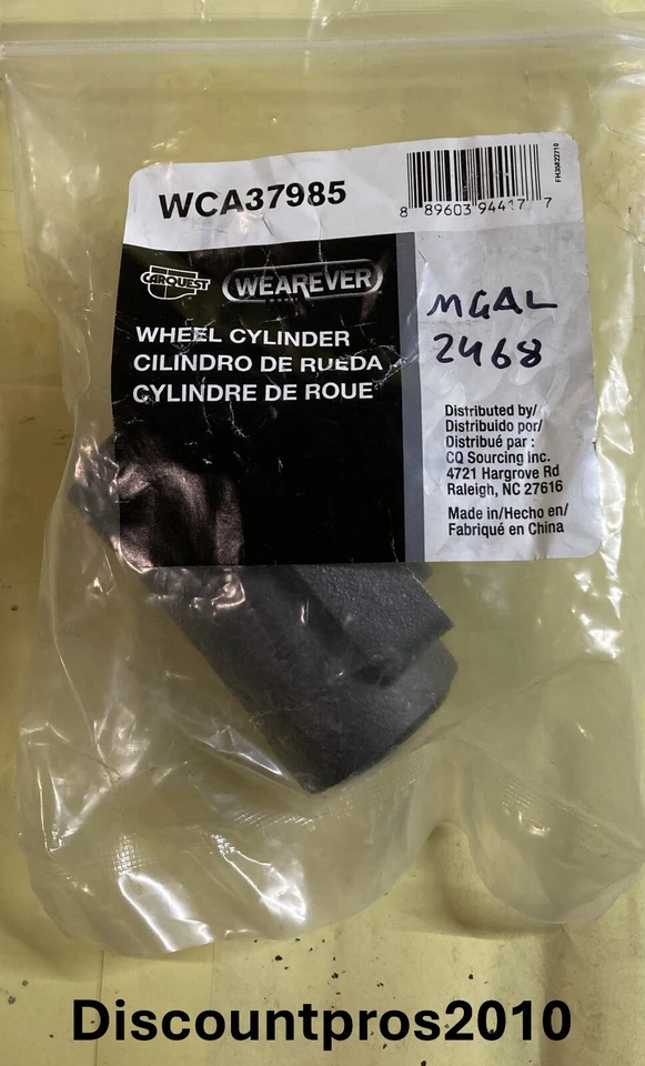 Cilindro de rueda de freno de tambor trasero Carquest WCA37985 Chevy GMC Dodge Cadillac 94-02 Foto 1 de 1