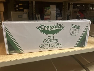 Crayola Oil Pastels Classpack 336 Pieces In 12 Different Colors 405788 New - Image 1 of 3