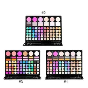 New 78 Color Glitter Eye Shadow Palette Minerals Blush Contour Eyeshadow Pallete - Picture 1 of 14