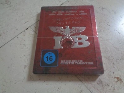 Inglourious Basterds DEBOSSED SteelBook Blu-Ray Brad Pitt Quentin Tarantino   - Image 1 of 4