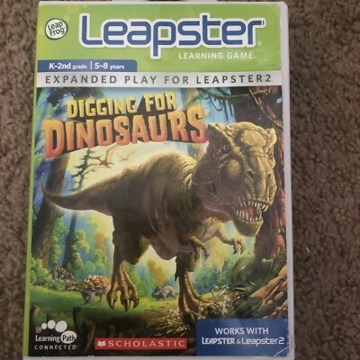 LeapFrog Leapster Learning Game Scholastic Digging for Dinosaurs (Leapster,... - Image 1 of 2