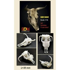 Dan Models SDM 16002 Vaca Calavera Escala Kit 1:16 Set incluye 2 piezas - Modelo Kit - Imagen 1 de 9