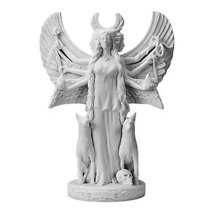 Hecate Hekate Triple Goddess of Magic Night Moon Greek Sculpture Statue 4.72 in