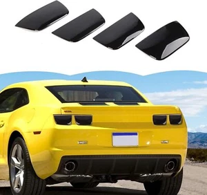 Cubierta protectora de lámpara de luz trasera negra ahumada para Chevrolet Chevy Camaro 2010-13 - Imagen 1 de 14
