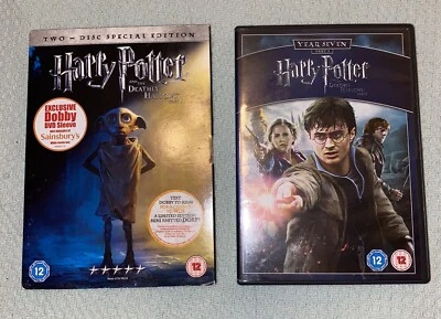 Harry Potter The Deathly Hallows Part 1 2 Disc Special Edition Dobby DVD Sleeve - Image 1 of 4