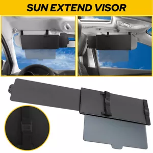 Car Shade Sun Extend Visor Shield Anti Glare Extension Driving Universal Trucks - Picture 1 of 13