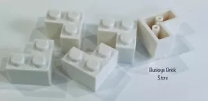 Lego White 2x2 Mattoncini Angolo - Lotto di 5 - Foto 1 di 3