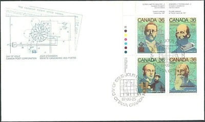 🍁Canada   #1138a ULpb   "SCIENCE & TECHNOLOGY"  Brand New 1987  First Day Cover - Image 1 of 2