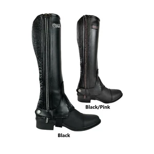 AK Flexi Crystal Horse Riding Half Chaps with Contour Fitting  - Picture 1 of 12