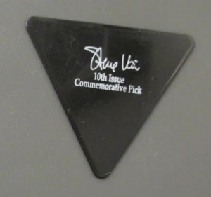 STEVE VAI Guitar Pick 10th Issue Commemorative Fan Club Greasy Kids Stuff ! - Picture 1 of 2