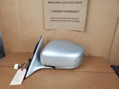 Espejo retrovisor exterior del lado del conductor Infiniti M37 M56 M35H 2011-2013 plateado dañado Foto 1 de 4