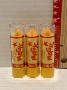 Lot Of 3 New, Zalan Color Change Magic Lipstick (Yellow) - Picture 1 of 4