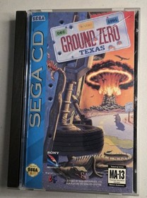 Ground Zero Texas Sega CD CIB W Both Discs Manual Tested Working