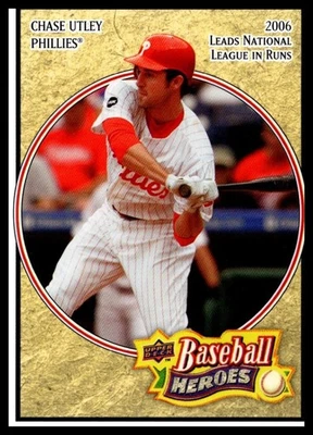 2008 Upper Deck Baseball Heroes #135 Chase Utley - Image 1 of 2