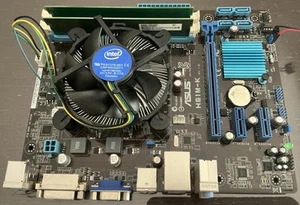 SCHEDA MADRE SOCKET 1155 ASUS H61M-K + CPU i3 3220 + RAM 8Gb + DISSIPATORE - Afbeelding 1 van 4