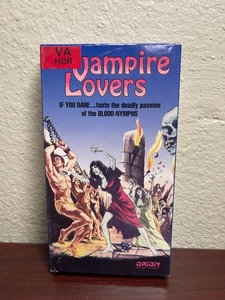 The Vampire Lovers (VHS) Ingrid Pitt, Peter Cushing, RARE HORROR Movie Orion - Picture 1 of 8