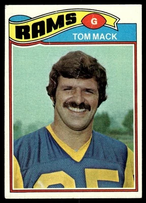 1977 Topps Tom Mack Crease Los Angeles Rams #265 - Image 1 of 2