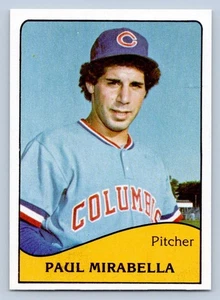 Carta Baseball Paul Mirabella 1979 TCMA Columbus Clippers Minor League  - Foto 1 di 2