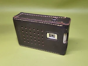 VINTAGE CONTINENTAL TR-182 SIX TRANSISTORRADIO mit LEDERETUI - FUNKTIONSTÜCHTIG - Bild 1 von 11
