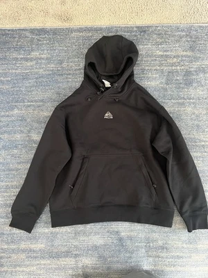 Nike ACG Therma-FIT Fleece Pullover Hoodie Black DH3087 013 Men's Size Large - Image 1 of 4