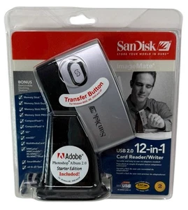 NOS SanDisk ImageMate USB 2.0 12-in-1 Card Reader/Writer SDDR-89-A15 2005Vintage - Picture 1 of 7