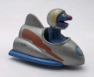 Playskool 1983 Sesamstraße Muppets Henson Grover Raketenauto Druckguss Metallspielzeug - Bild 1 von 3