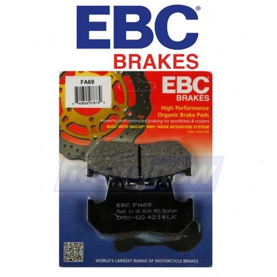 EBC Front Organic Brake Pads for 1983 Honda CB1100F - Brake Brake Pads/Shoes gz Foto 1 de 4