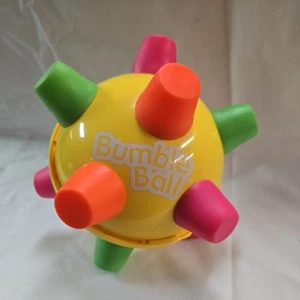Vintage 1992 ERTL Co. BUMBLE BALL Yellow Pink Green Orange Toy -untested - Picture 1 of 4