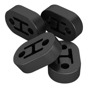 Perchas de escape de goma de poliuretano de rendimiento silenciador ajustable universal 4 piezas - Imagen 1 de 5