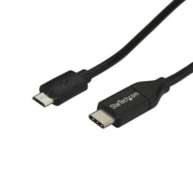 StarTech USB2CUB1M USB C to Micro USB Cable - 3 ft / 1m - USB 2.0 Cable - Micro - Image 1 of 1