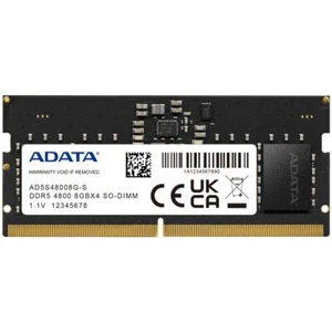 ADATA RAM memory, SO-DIMM, DDR5, 8GB, CL40, 4800MHz, Single Channel, Lightweight - Picture 1 of 1