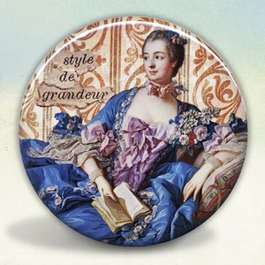 Madame de Pompadour Pocket Mirror tartx - Picture 1 of 3