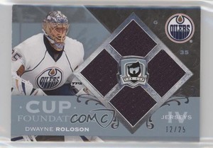 2007-08 Upper Deck The Cup Cup Foundations Jerseys /25 Dwayne Roloson #CF-DR