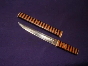 [GN1-02-01-11] Japanese Sword:  Mumei Tanto in Koshirae