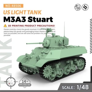 SSMODEL SS48506 1/48 Kit Modelo Militar US M3A3 Stuart Tanque Ligero - Imagen 1 de 5
