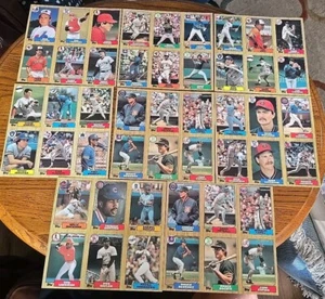 💥1987 Topps Baseball 8 ungeschnittene Blätter mit je 6 Karten. Boggs Reggie Jackson 💥 - Bild 1 von 5