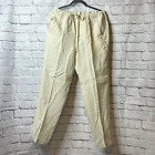 Tasso Elba Island 100% Linen Mens Cream Pants Sz XL