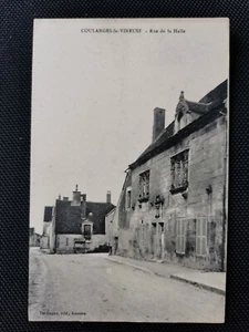 CPA 89 COULANGES-LA-VINEUSE - Rue de la Halle - Imagen 1 de 2